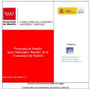 PROGRAMA DE EMPLEO PARA MUNICIPIOS RURALES DE LA COMUNIDAD DE MADRID